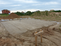 Трамбовка 36 тонн песка заняла чуть больше 3-х часов | 